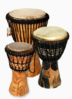 Djembe 14 cali, Djembe 11 cali, Djembe 8 cali